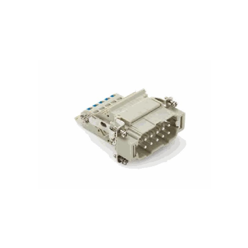 Insert HE, Quick Connection à ressort, mâle, 10 pin, 16A, Polycarbonate, 10B 